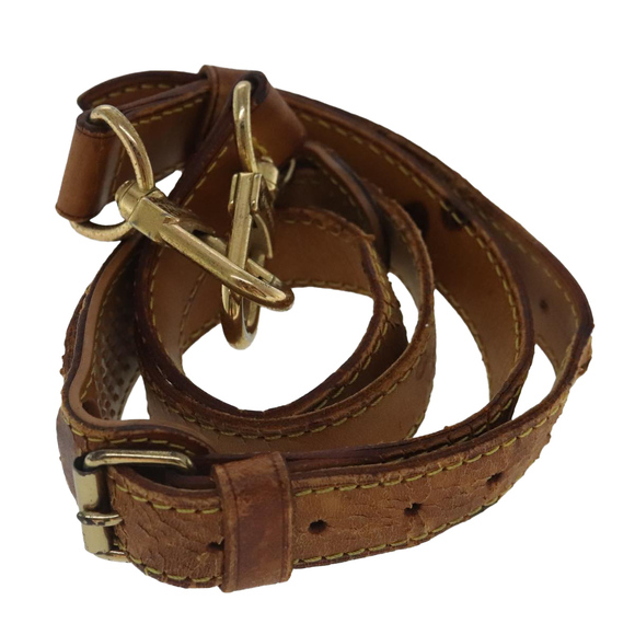 LOUIS VUITTON Adjustable Shoulder Strap Leather 32.3""-39.4"" Beige Auth 95321,All Products : American Fashion Style Bags On Sale